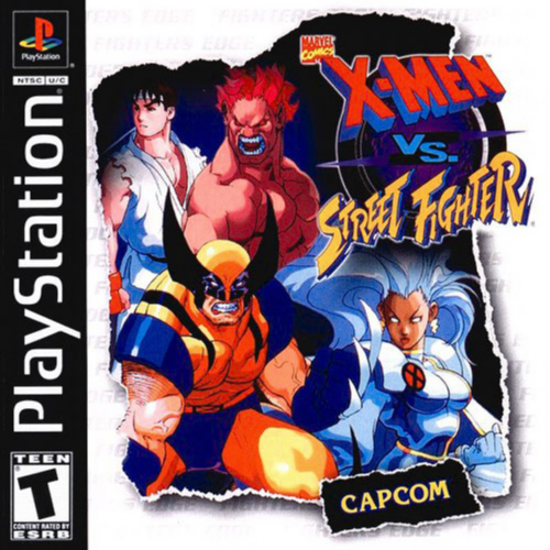 X-Men vs. Street Fighter (USA) Cover